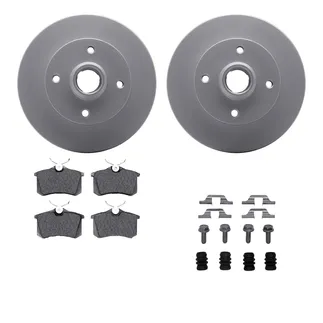 R1 Concepts WDUH1-74076 Carbon Series Brake Rotors W/ 5000 Oep Brake Pads & Hdw
